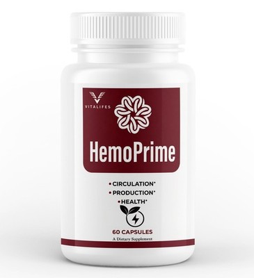(1 Pack) HemoPrime Male Performance, Hemo Prime Support (60 Capsules)