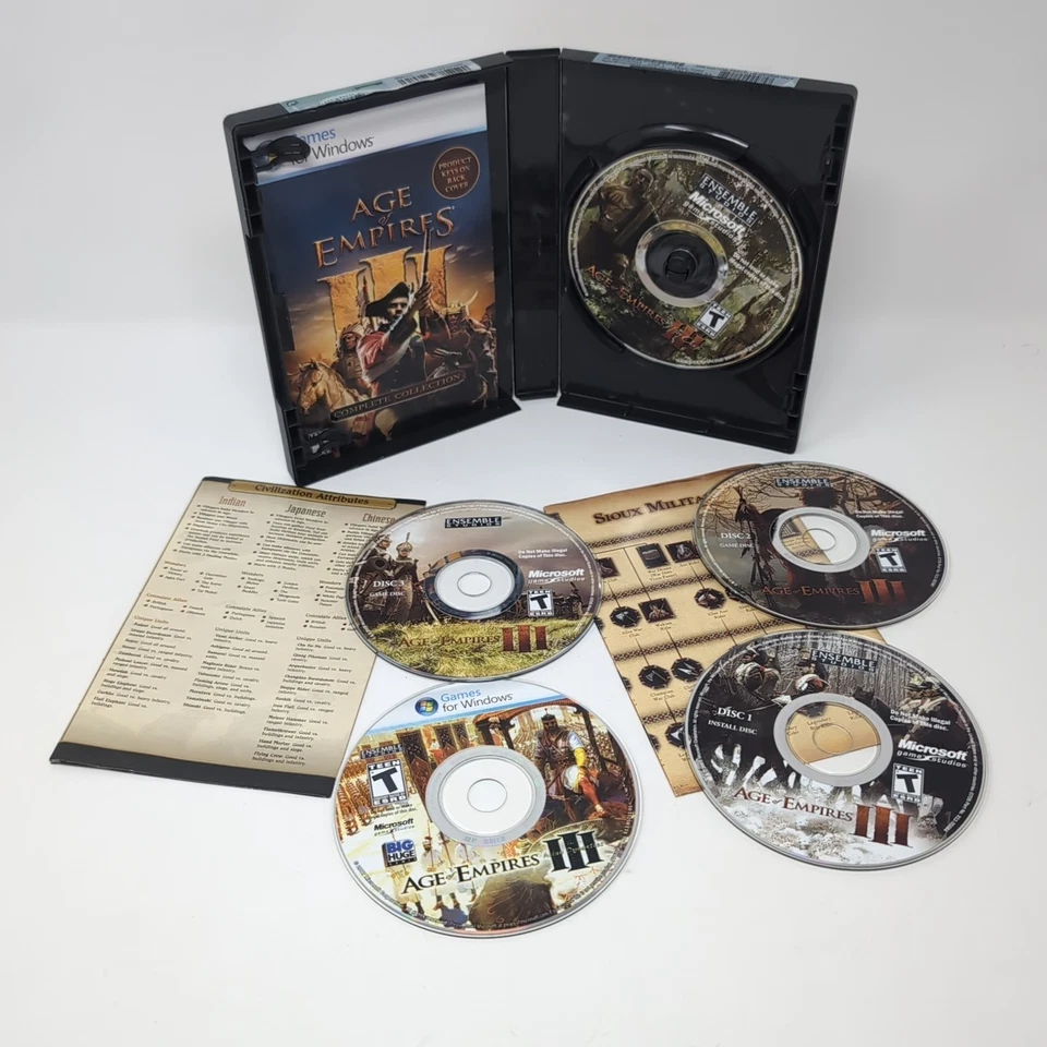 Age of Empires Lot: II 2 Age of Kings & III 3 Complete Collection (PC) + Ex Pack - Image 2 of 4