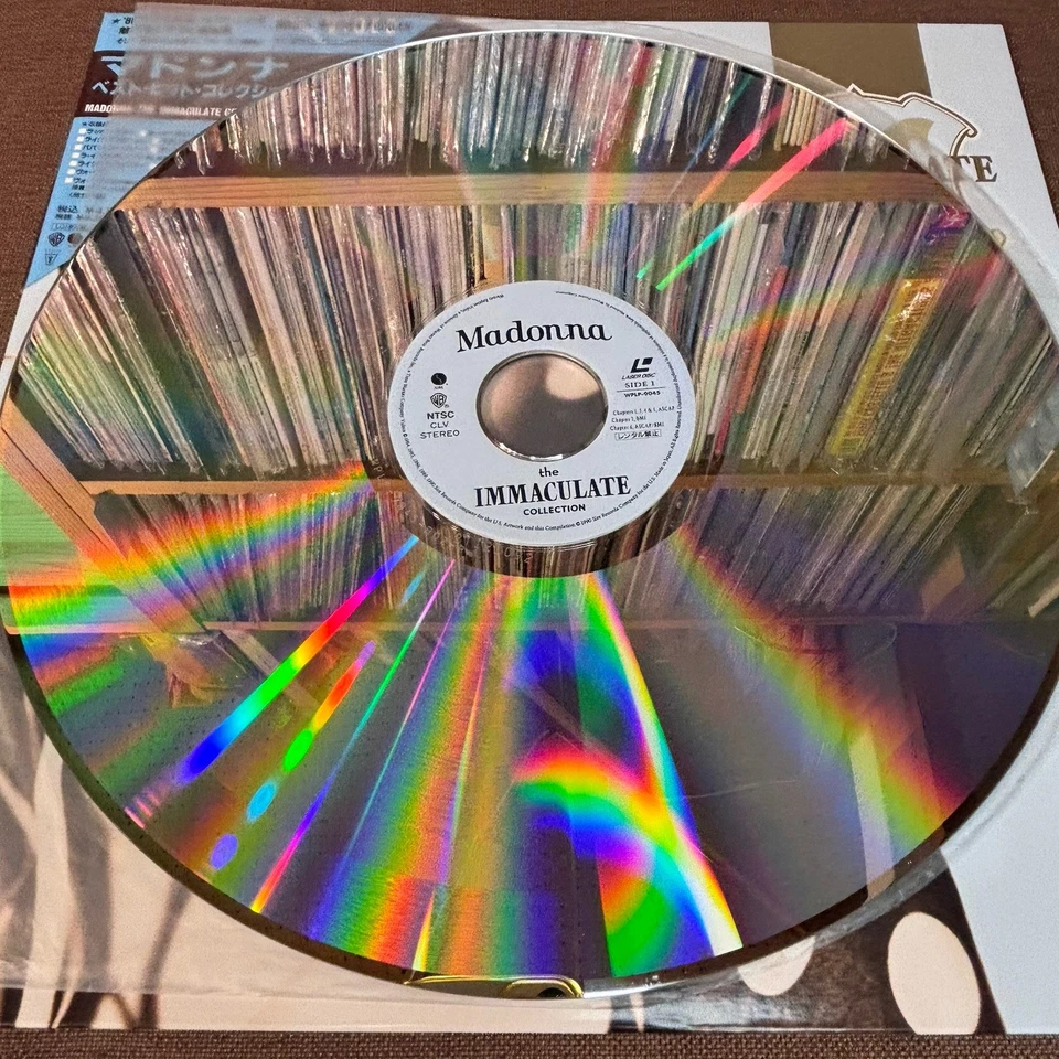 MADONNA The Immaculate Collection JAPAN Laser Disc LD WPLP-9045 w/ TRIANGLE OBI - Image 3 of 4