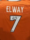 John Elway Signed Denver Broncos Jersey Beckett COA Auto NFL Nike Orange #7