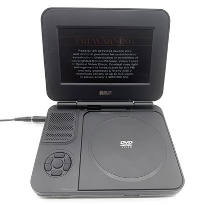 RCA DRC6327E Portable DVD Player w/ Screen & Charger - Tested
