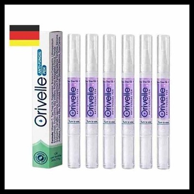 6 Stück | Orivelle Anti-Pilz-Stift, klarer Anti-Pilz-Stift,Anti-Pilz-Nagel 3ml*6