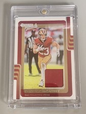 2025 Panini Donruss Donruss Threads Christian McCaffrey #DTH-CMY (MEM)