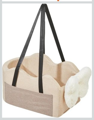 Pet Car Center Console Car Seat for Dog/cats Khaki 