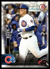Anthony Rizzo 2016 Bowman #21 Chicago Cubs MLB READ FREE SHIPPING AutographDen