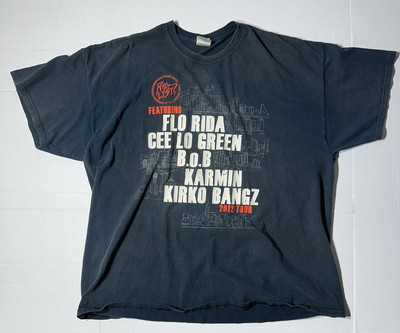 Y2K Rap Concert T Shirt 2012 Hip Hop Kirko Bangz B.O.B