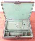 Late C19th The Diamond Jubilee Patent Metal Dispatch Box 1897 Leather Case