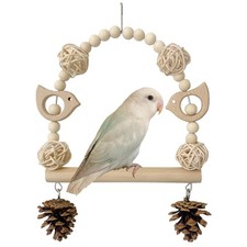Bird Swing Bird Toys Parrot Toys Parakeet Toys Bird Cage Accessories for Budg...