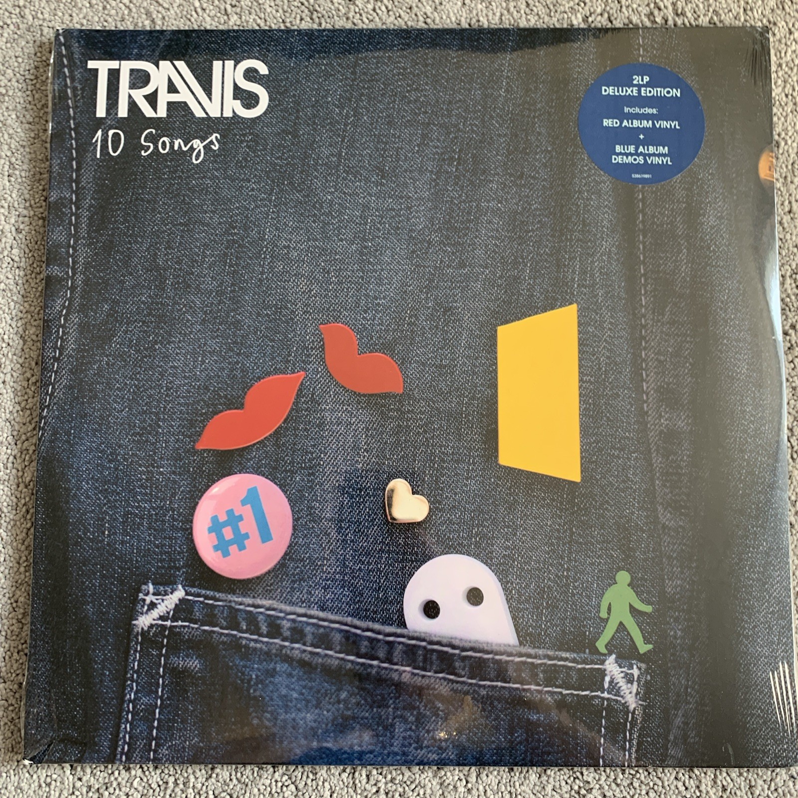 10 Songs by Travis Red And Blue Vinyl Record, 2020 New Sealed