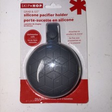   Skidaddle by skip hop Silicone Pacifier Holder Case Attaches stroller New