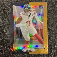 2024 Panini Prizm Deca Brian Burns Gold Black /5 Giants Clean Mint #229 