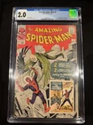 Amazing Spider-Man #2 CGC 2.0 1963 1st Appearance Vulture Marvel Comics