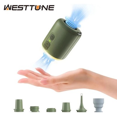 WESTTUNE Tiny Air Pump with Camping Lantern 4.5kPa Air Pump with Magnetic Design