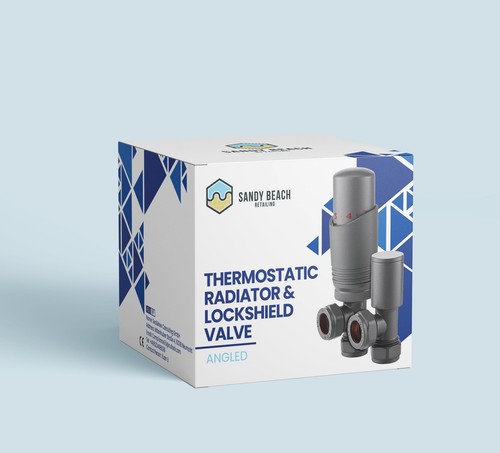 Sandstrand Heizkörperventile Thermostat abgewinkelt gerade Heizkörperventil mit - Bild 4 von 4