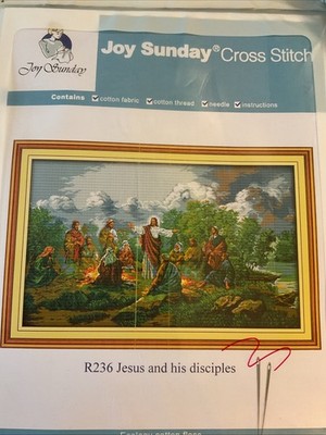 Joy Sunday Cross Stitch Kit Jesus and His Disciplines New Sealed