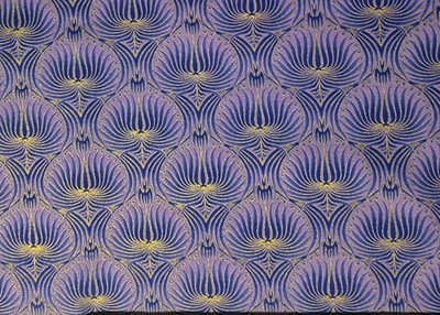 Timeless Treasures - 2 Yards - Purple Feather Wallpaper Quilting Fabric 