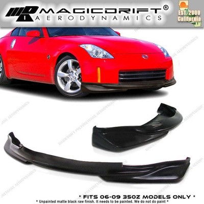 For 06 07 08 09 Nissan 350Z Z33 KS Kings Style JDM Front Bumper Chin Spoiler Lip