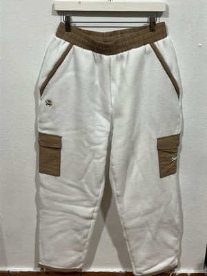 Sinclair Cargo Pocket Fleece Pant White Size S 100% AUTHENTIC
