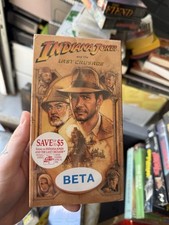 Indiana Jones And The Last Crusade Beta Not VHS Rare Sealed Brand New Diet Coke