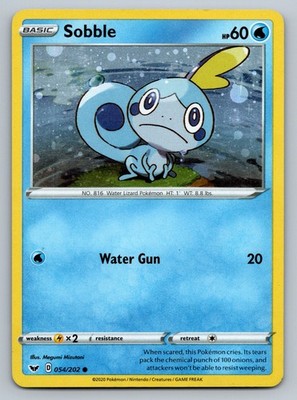 Sobble - 54/202 (Cosmos Holo) Promo Blister Exclusives Water 054/202 DMG