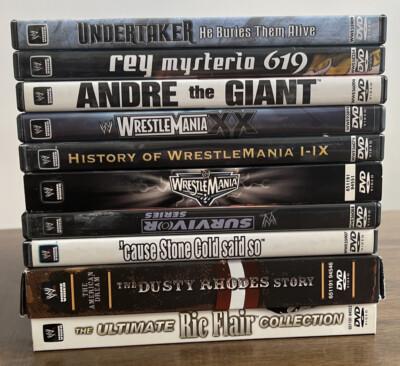 Lot Of 10 WWE DVD Sets Collections Wrestle Mania | eBay