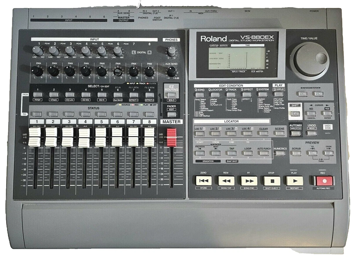ROLAND VS-880EX CF Reader - Digital 8-Track Digital Studio