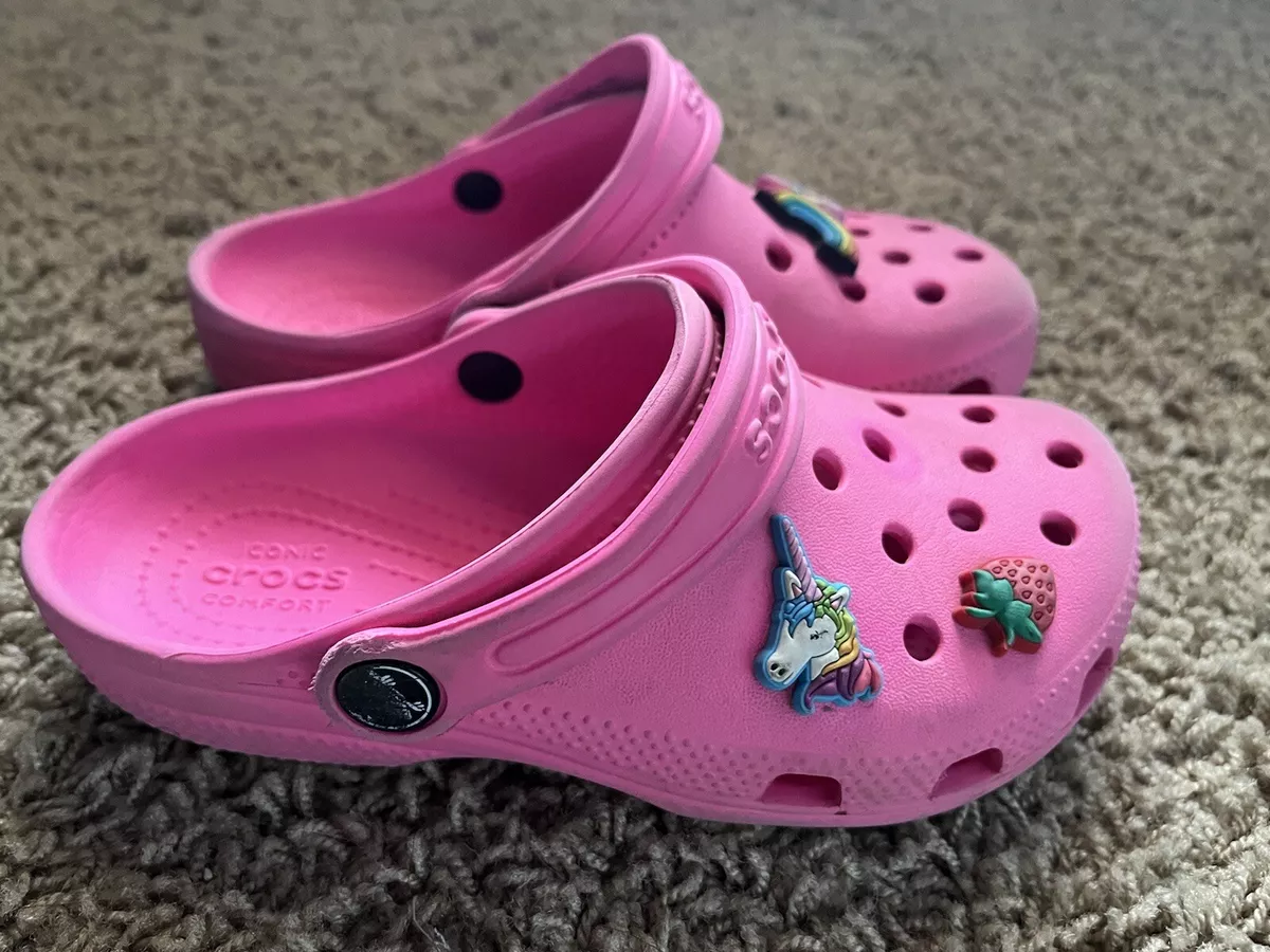 Chanel inspired Charmed Crocs  Pink crocs, Crocs fashion, Chanel inspired