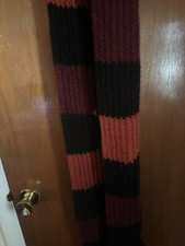 NWT Abercrombie Boys Navy Red Knit Scarf One Size Genuine Brand New