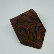 Geoffrey Beene Silk Tie Multicolor Paisley Men Necktie 57 x 3.5