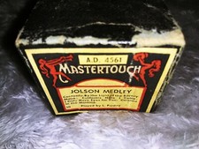 Mastertouch AD 4561 Jolson Medley L Pardey Antique Piano Music Roll