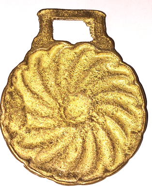 Horse Brass En Laiton - Bateau Navire - Angleterre 19e - Décor Harnais Cheval