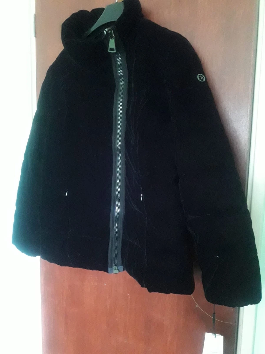 Calvin klein shop asymmetrical puffer coat