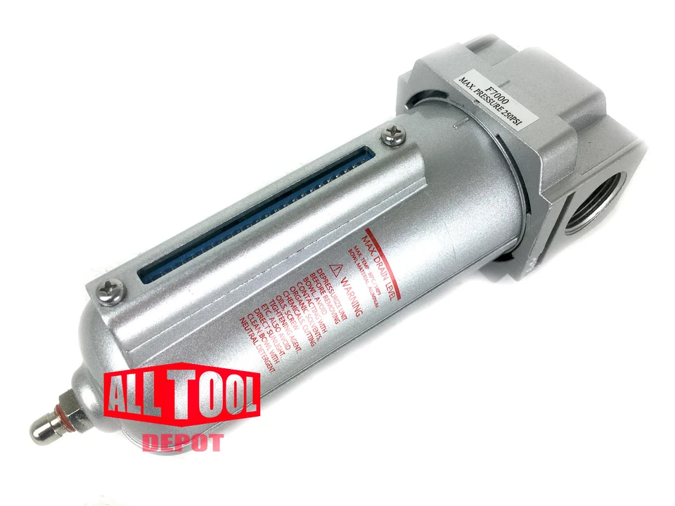 3/4" Particulate filter moisture for compresed air compresor System Manual Drain - Image 2 of 4