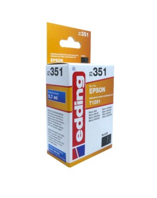 Original Edding Ink Cartridge 351 For Epson T1281 Stylus SX 125 130 230 420 430