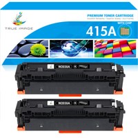 [Mit Chip] Toner 2 St. FüR Hp W2030A (Hp 415A) - Hp Color Laserjet Mfp M454 M479
