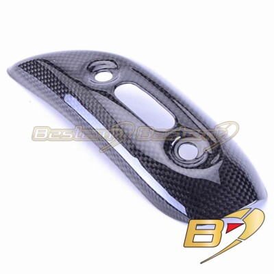 Ducati Monster 696 796 1100 100% Carbon Fiber Exhaust Heat Shield Cover Guard 