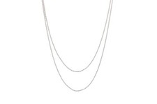 Zierliche Ankerkette rund Silber 925/- SK1051, SK1052, SK1053