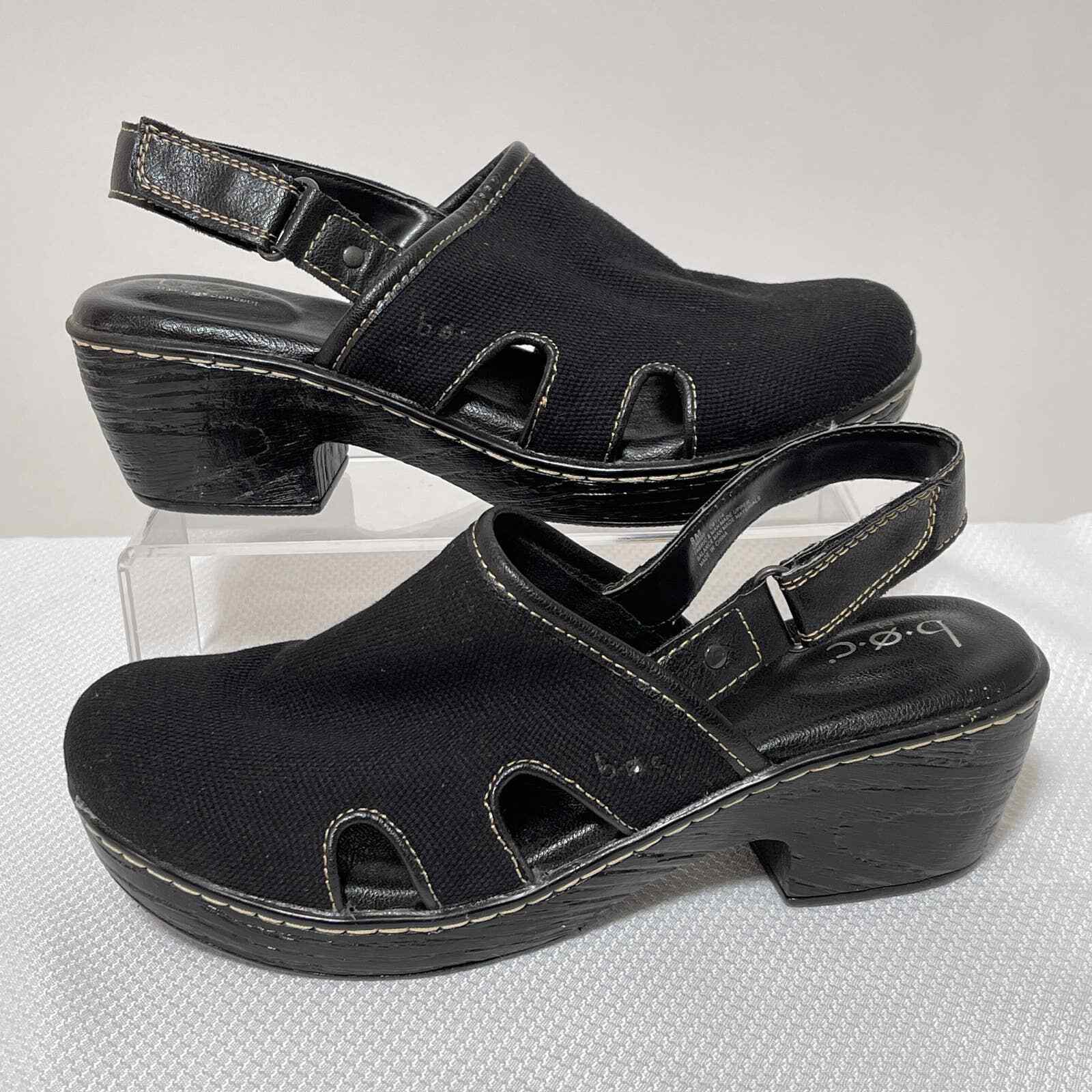 boc clogs black