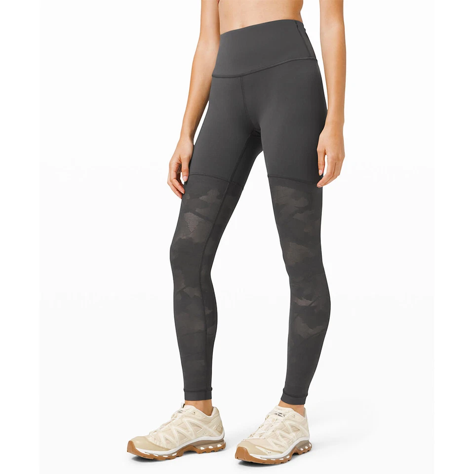 Lululemon Sheer Will High-Rise Tight 28" *Camo-Graphite Grey RRP $148 — 第 3/4 张图片