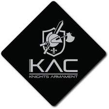 Knights Armament Company KAC Aluminum Sign 18in x 18in - Mancave Gun Room