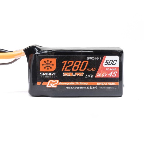 SPEKTRUM Smart G2 Trail Pro 1280 4S 14.8V 50C LiPo w/ IC3 # SPMX-1048 - Picture 2 of 3