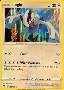 Vivid Voltage Lugia 132/185 Rare Holo Pokémon Card | eBay