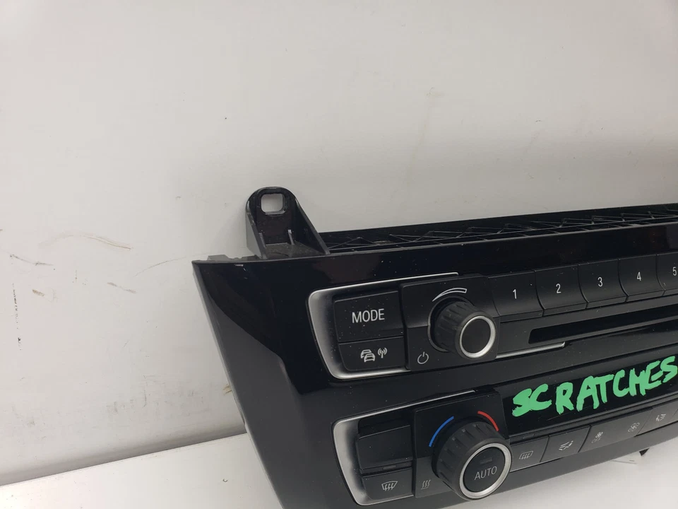 BMW 3 SERIES F30 F31 LCI CD RADIO HEATER CLIMATE CONTROL PANEL 9358939 2015 - Image 3 of 4