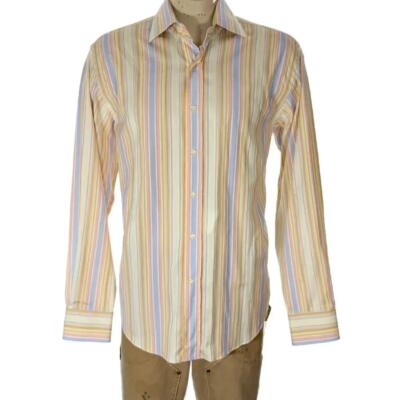 Etro Milano Cotton Button Down Shirt Sz M (41) Italy NWT $245