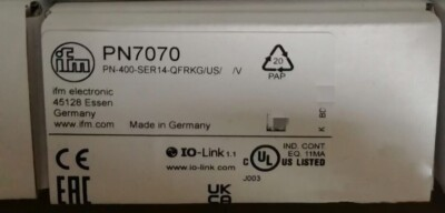 #ad IFM Pressure Sensor PN7070 UPS shipping $241.12