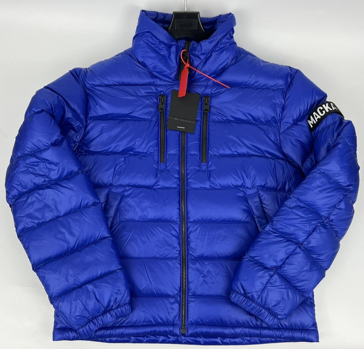 Royal blue shop bubble jacket