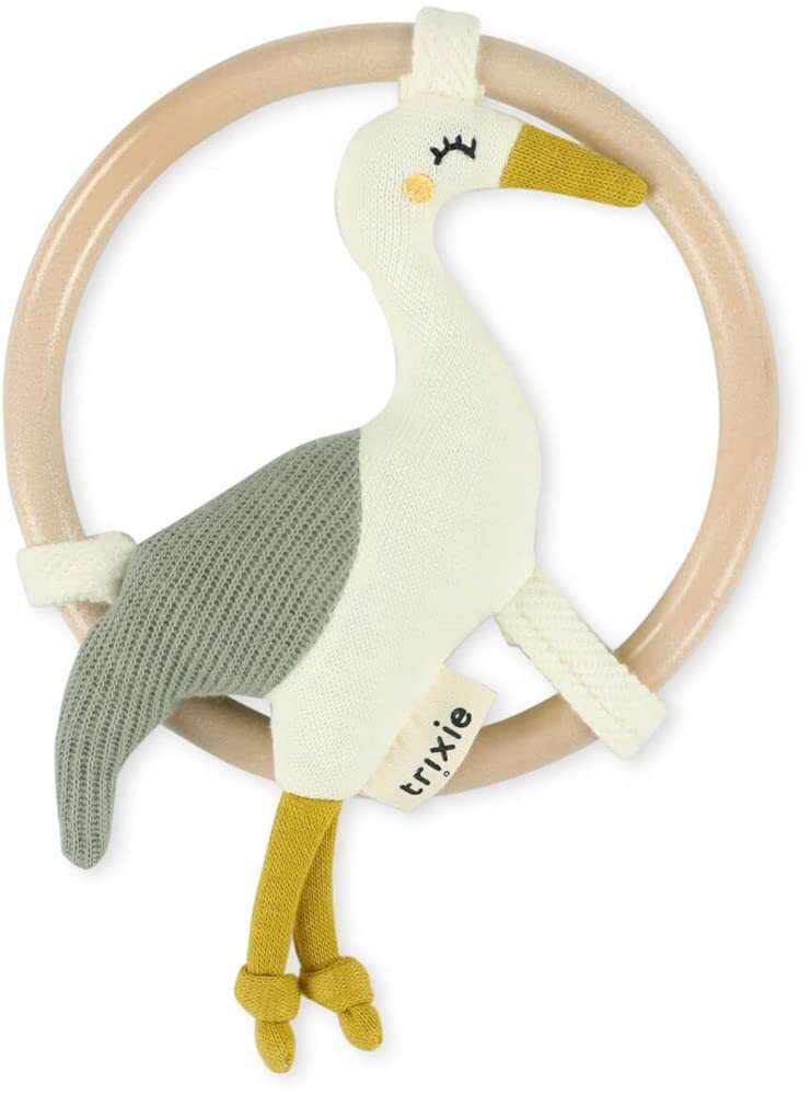 Trixie Baby Sound Rattle - Heron