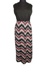 Urban Rose Women's Black Multicolor Printed Maxi Dress Plus Size 2X