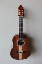 Brand New Francisco Navarro Tesoro Model Acoustic/Electric Requinto Guitar