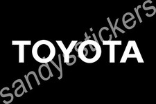 2x Toyota Logo Vinyl Stickers Decals - Many Sizes Colors - Set Of 2 2x Toyota Logo Vinyl Stickers Decals - Many Sizes Colors - Set Of 2